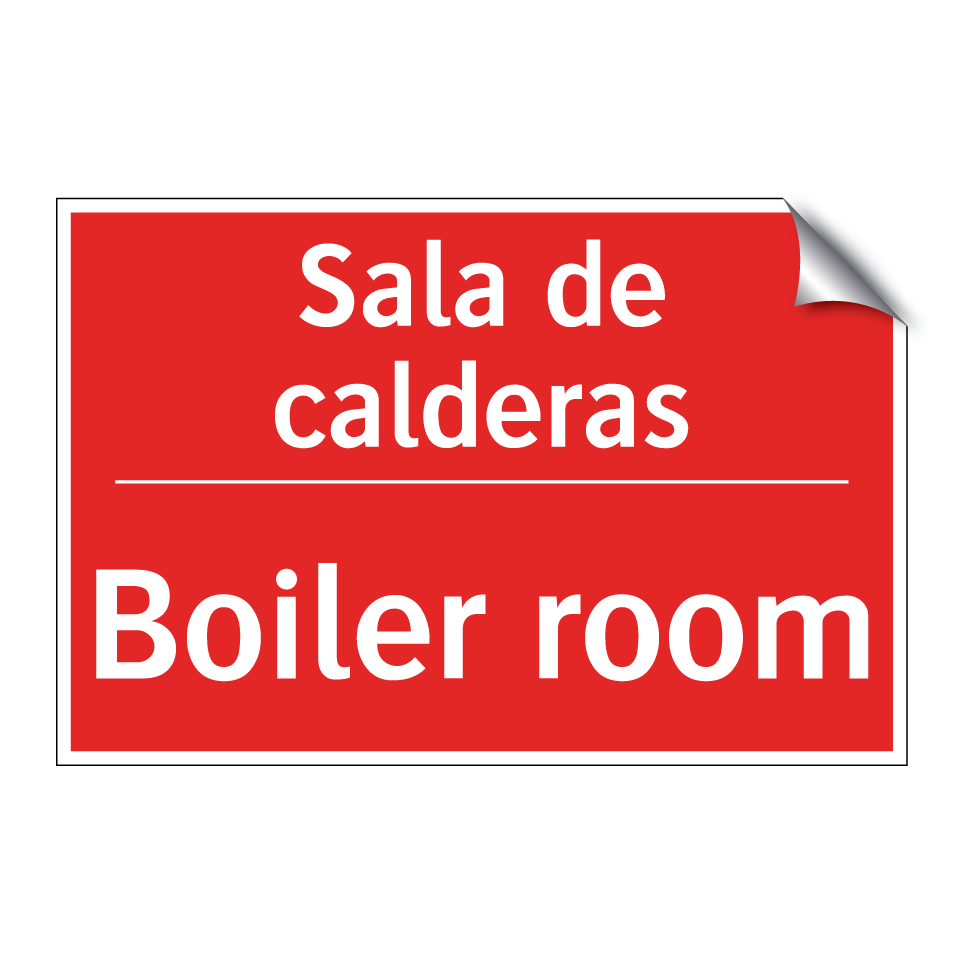 Sala de calderas - Boiler room