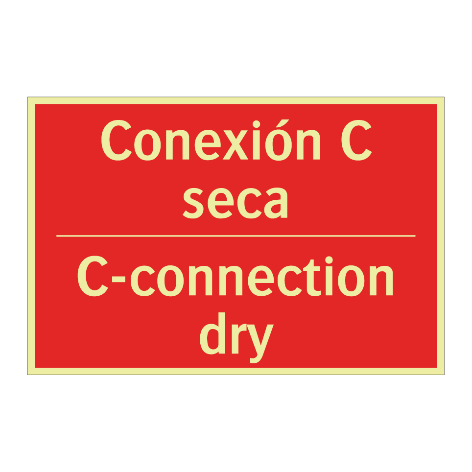 Conexión C seca - C-connection dry