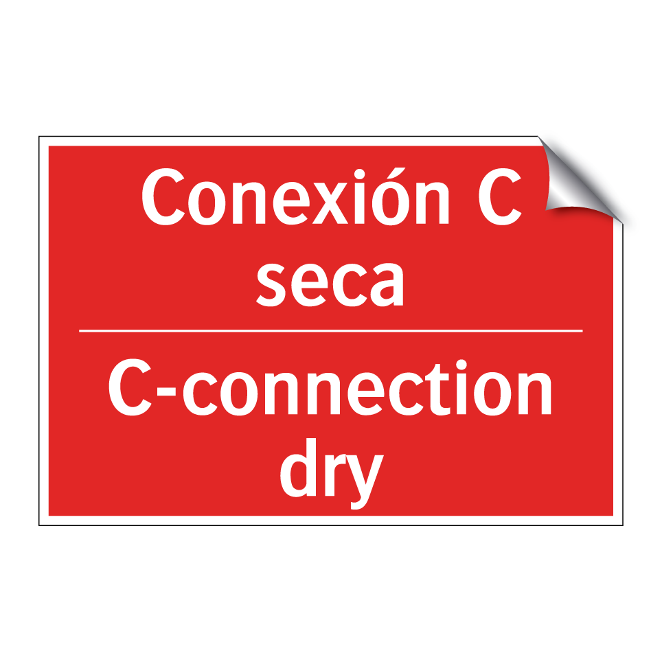 Conexión C seca - C-connection dry