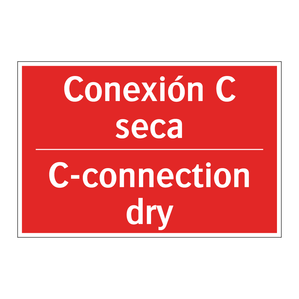 Conexión C seca - C-connection dry