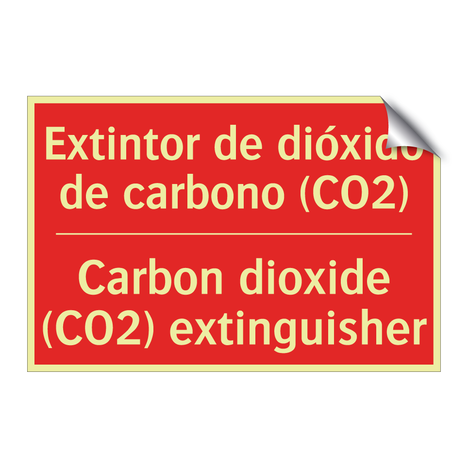 Extintor de dióxido de /.../ - Carbon dioxide (CO2) /.../