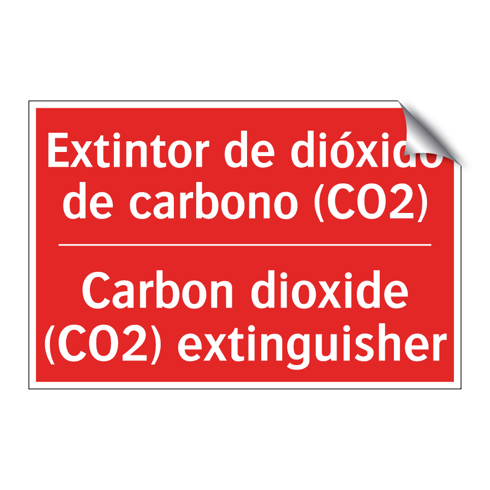 Extintor de dióxido de /.../ - Carbon dioxide (CO2) /.../