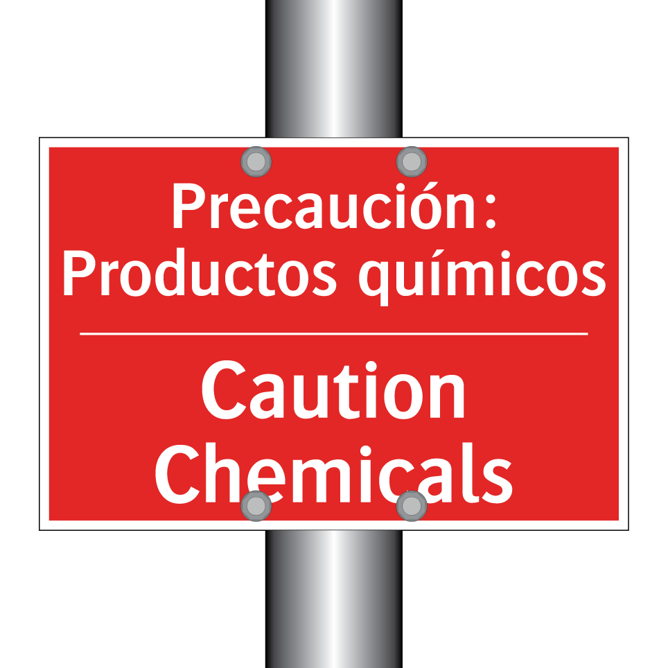 Precaución: Productos químicos - Caution Chemicals