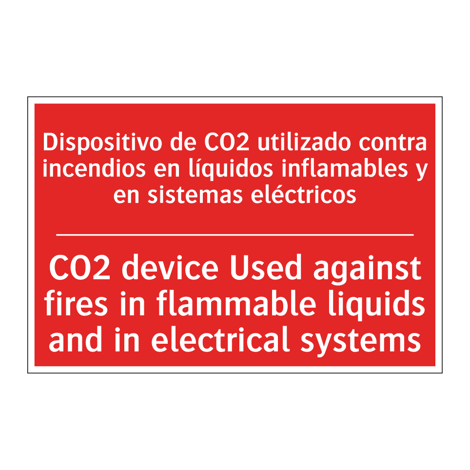 Dispositivo de CO2 utilizado /.../ - CO2 device Used against fires /.../