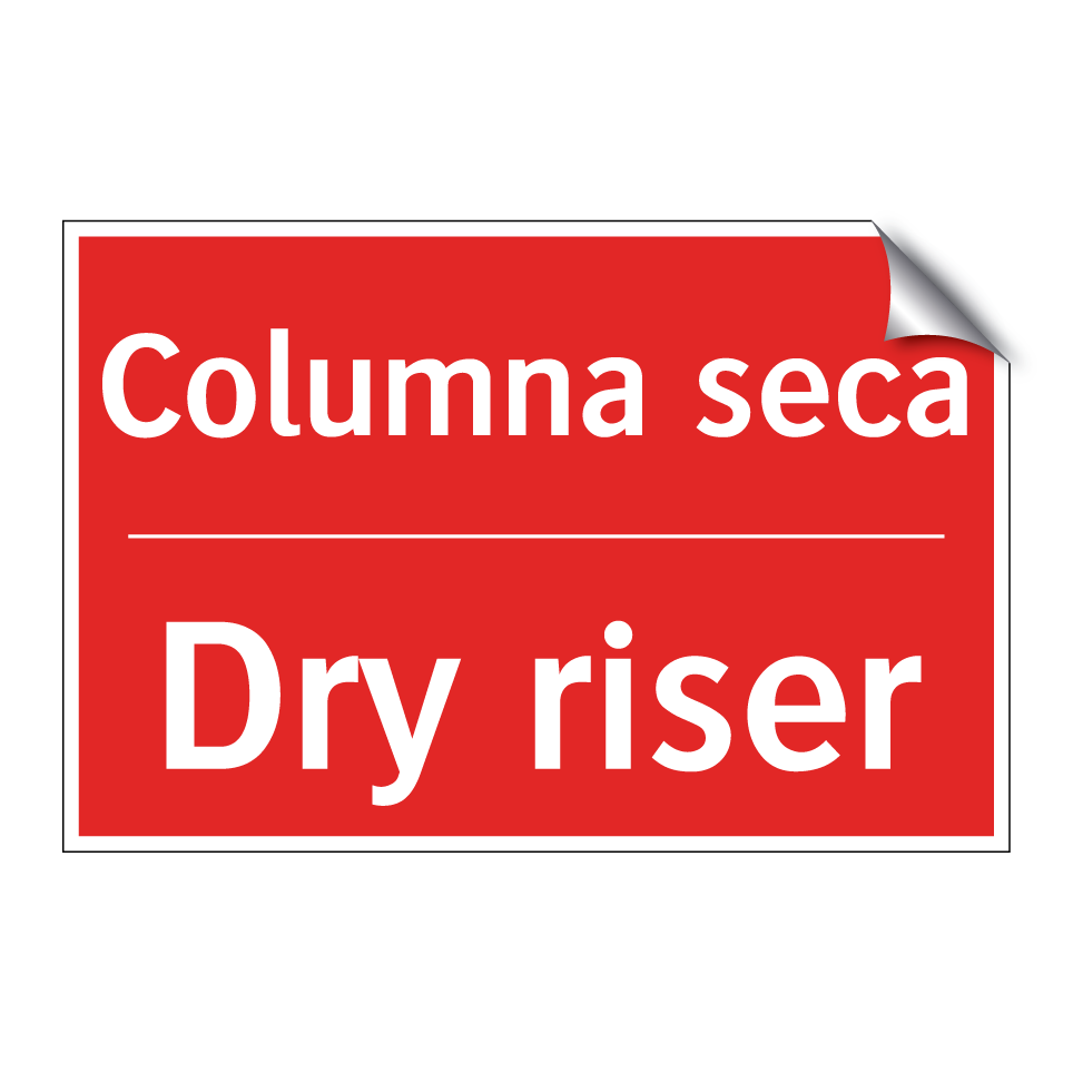 Columna seca - Dry riser
