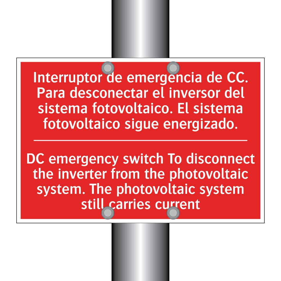 Interruptor de emergencia de /.../ - DC emergency switch To /.../