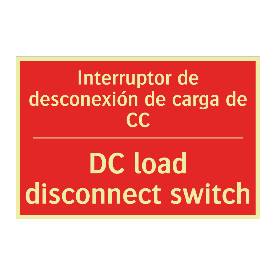 Interruptor de desconexión de /.../ - DC load disconnect switch