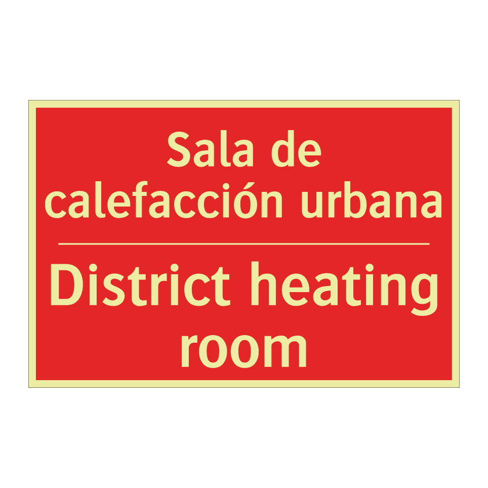 Sala de calefacción urbana - District heating room