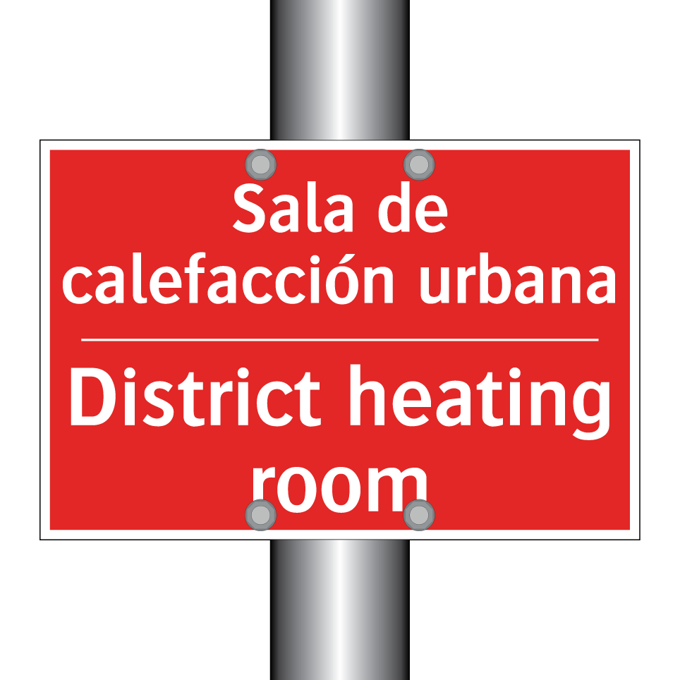 Sala de calefacción urbana - District heating room