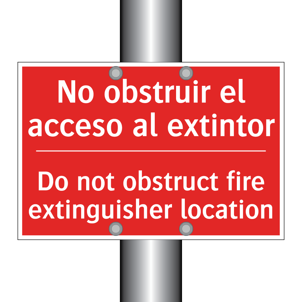 No obstruir el acceso al /.../ - Do not obstruct fire /.../
