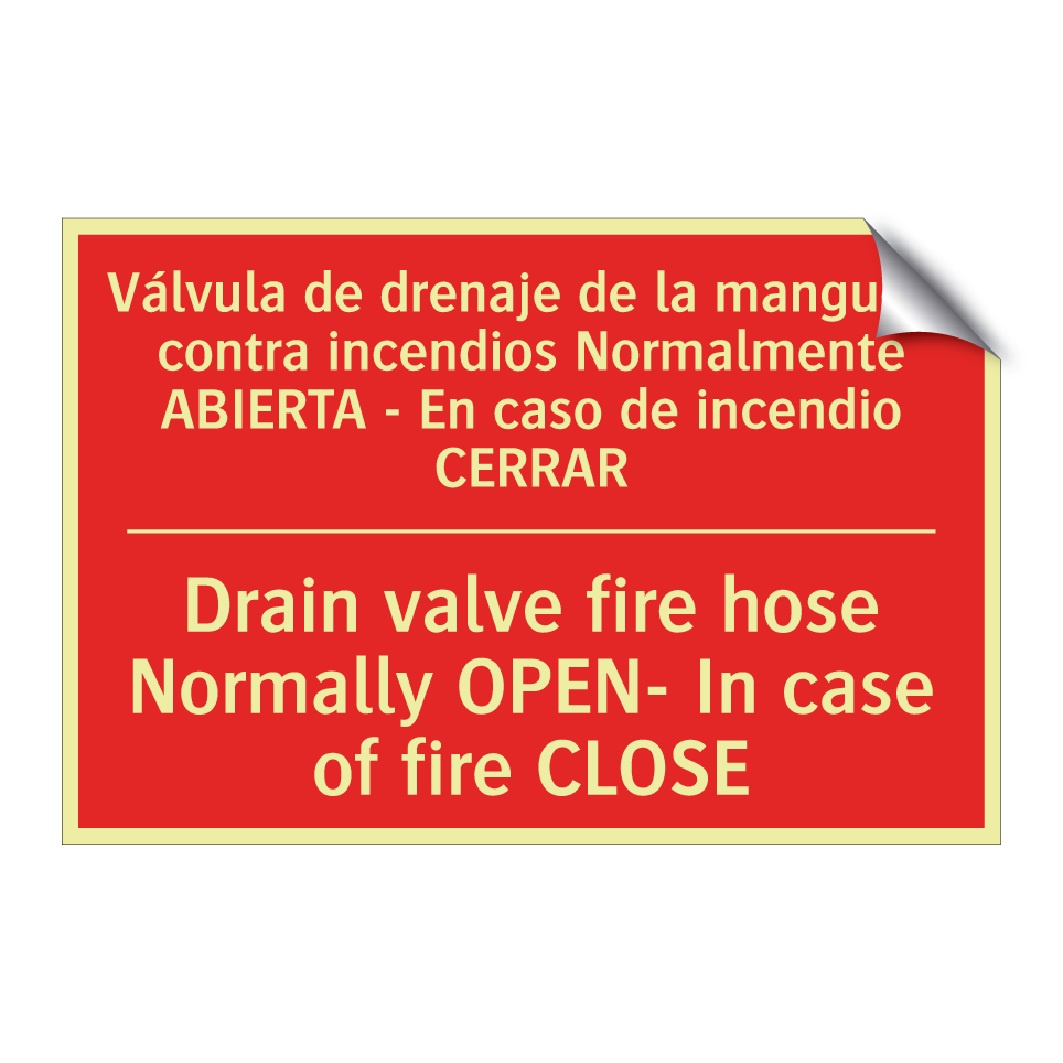 Válvula de drenaje de la /.../ - Drain valve fire hose /.../