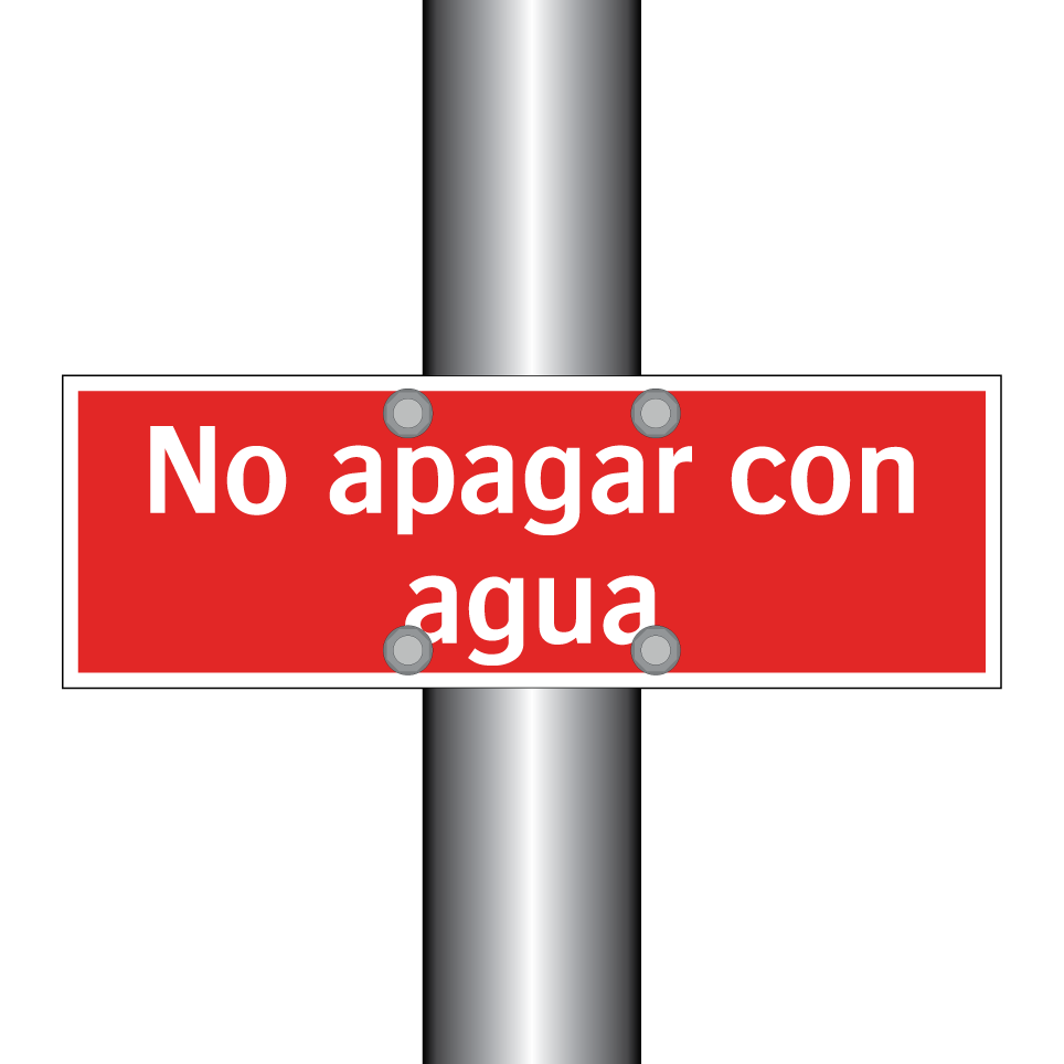 No apagar con agua