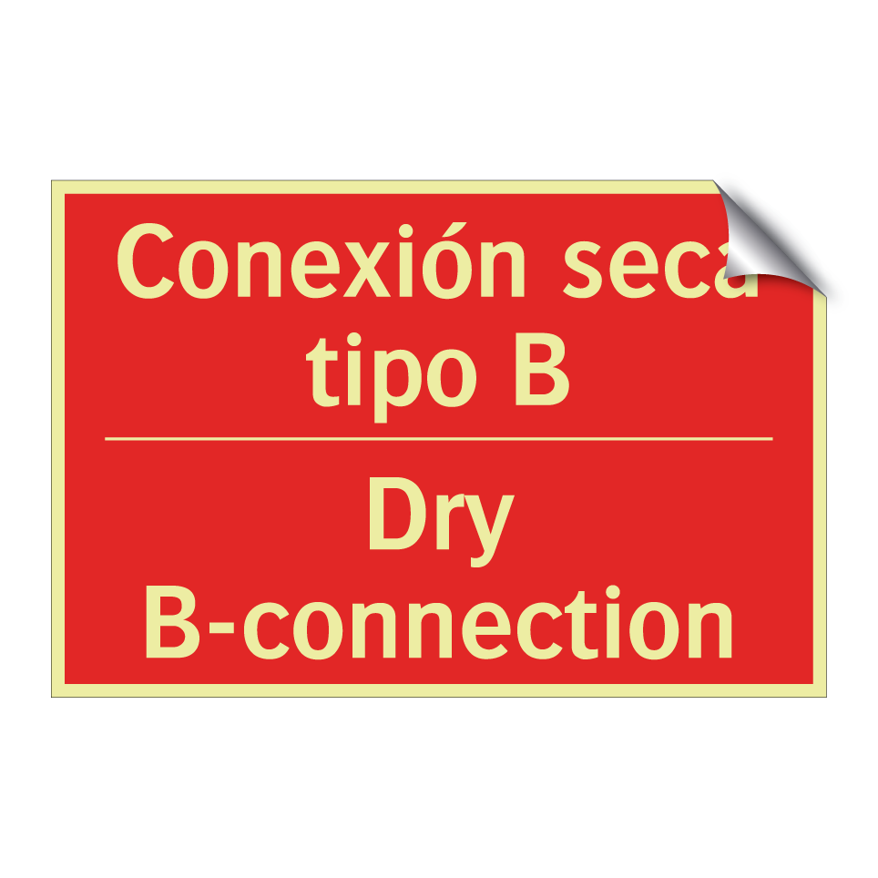 Conexión seca tipo B - Dry B-connection