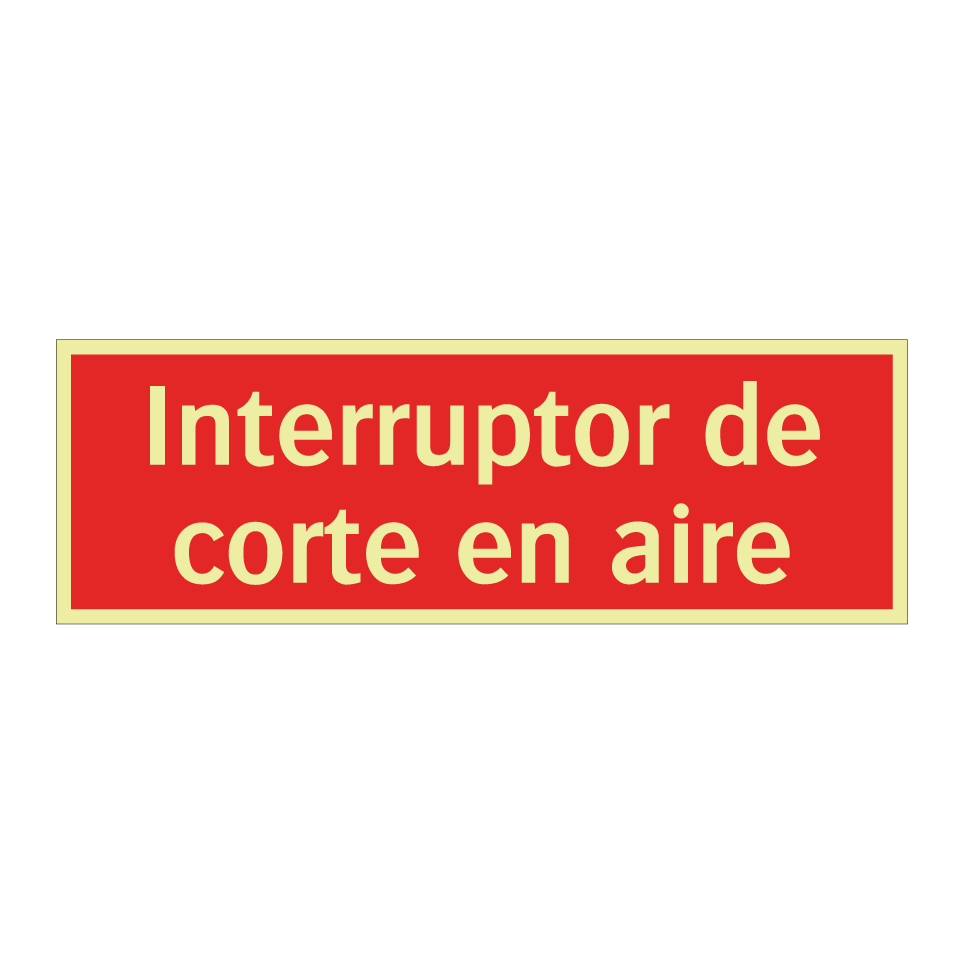 Interruptor de corte en aire