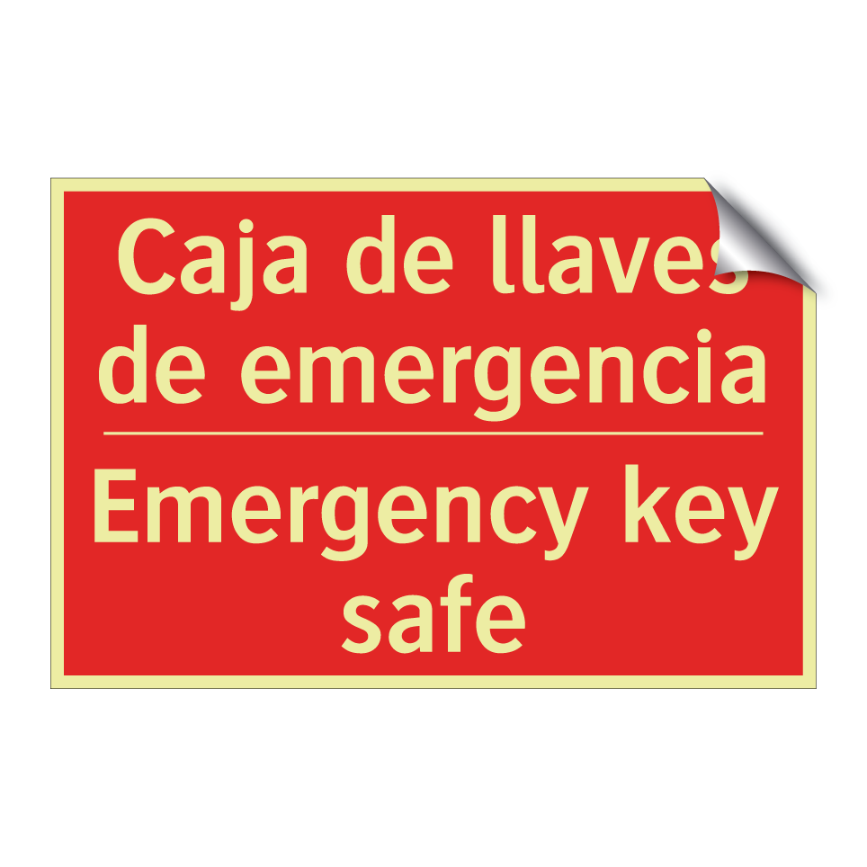 Caja de llaves de emergencia - Emergency key safe