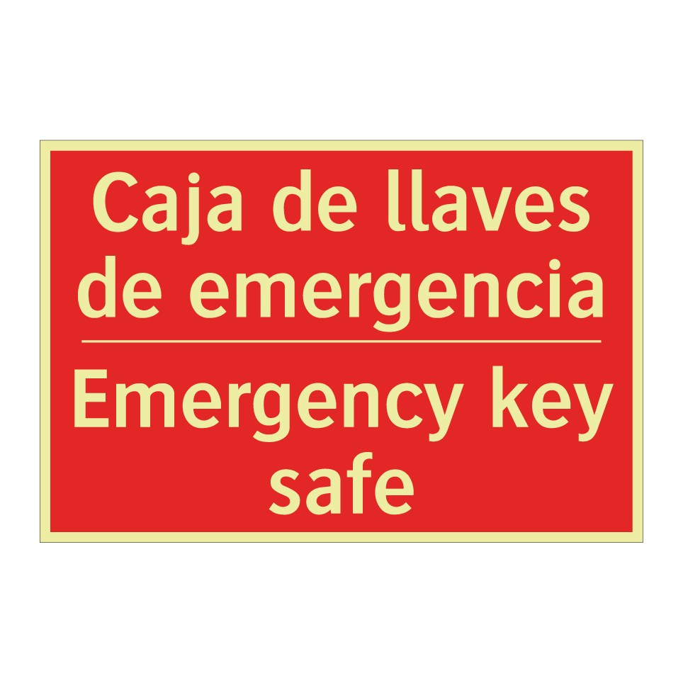 Caja de llaves de emergencia - Emergency key safe