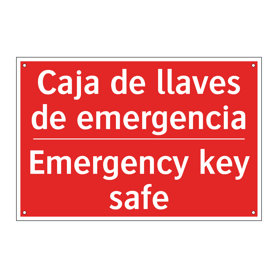 Caja de llaves de emergencia - Emergency key safe