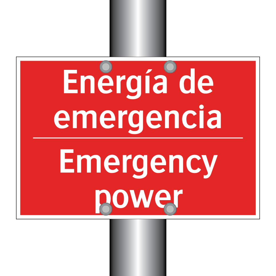 Energía de emergencia - Emergency power