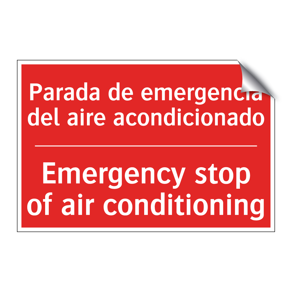 Parada de emergencia del aire /.../ - Emergency stop of air /.../