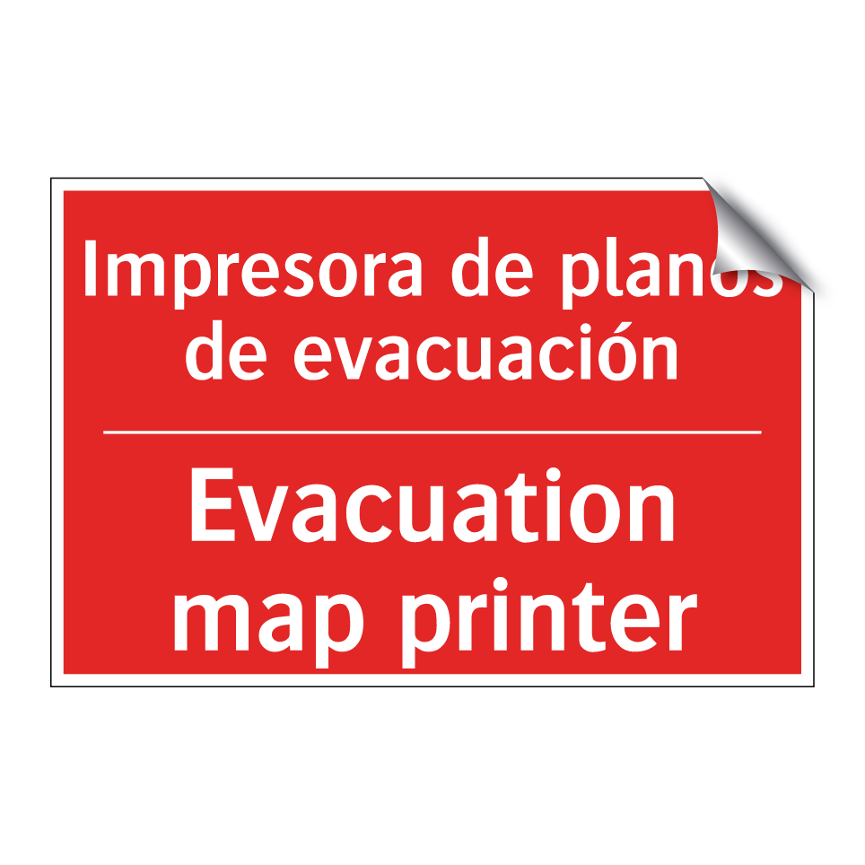 Impresora de planos de /.../ - Evacuation map printer