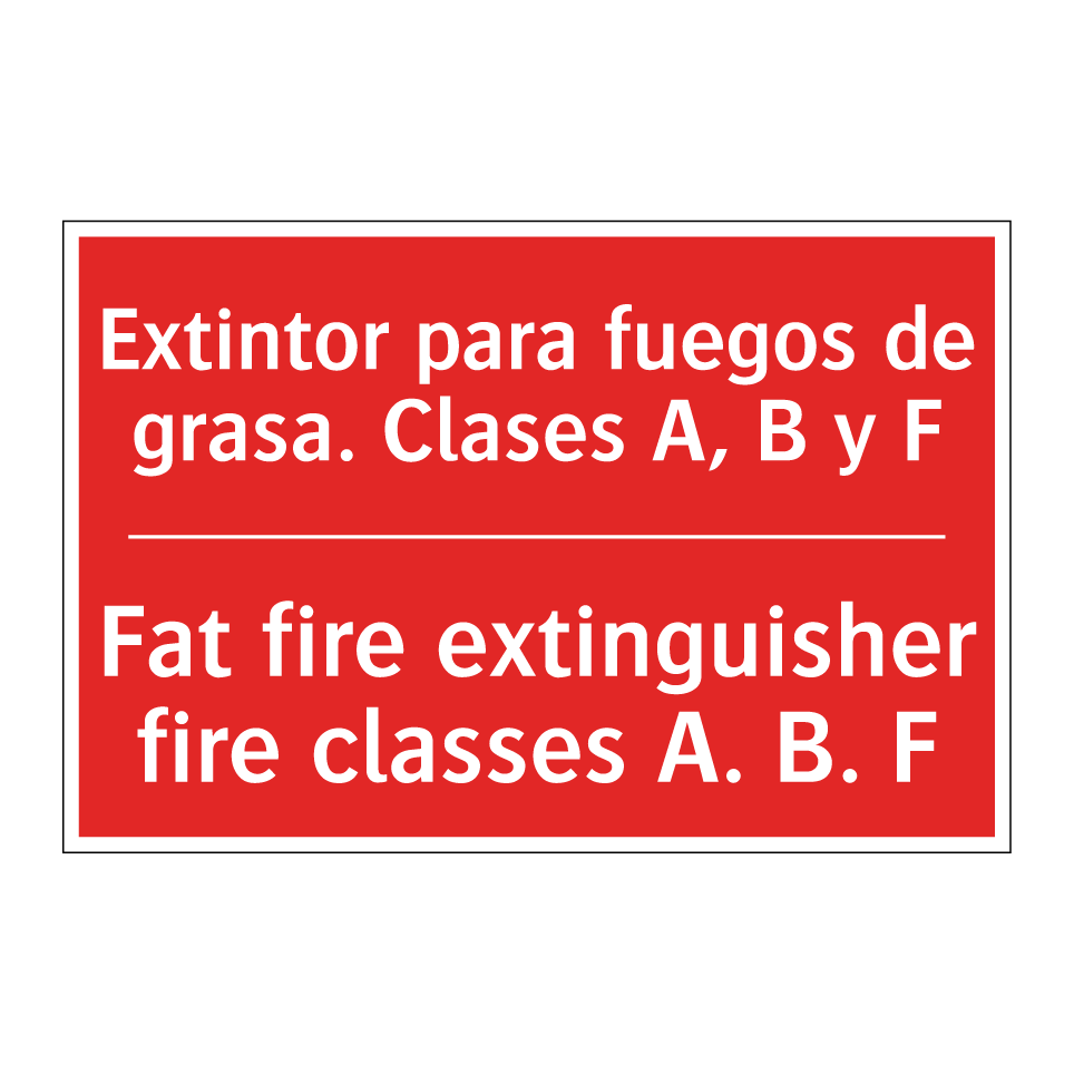 Extintor para fuegos de /.../ - Fat fire extinguisher fire /.../