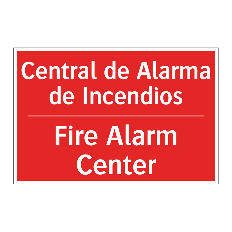 Central de Alarma de Incendios - Fire Alarm Center