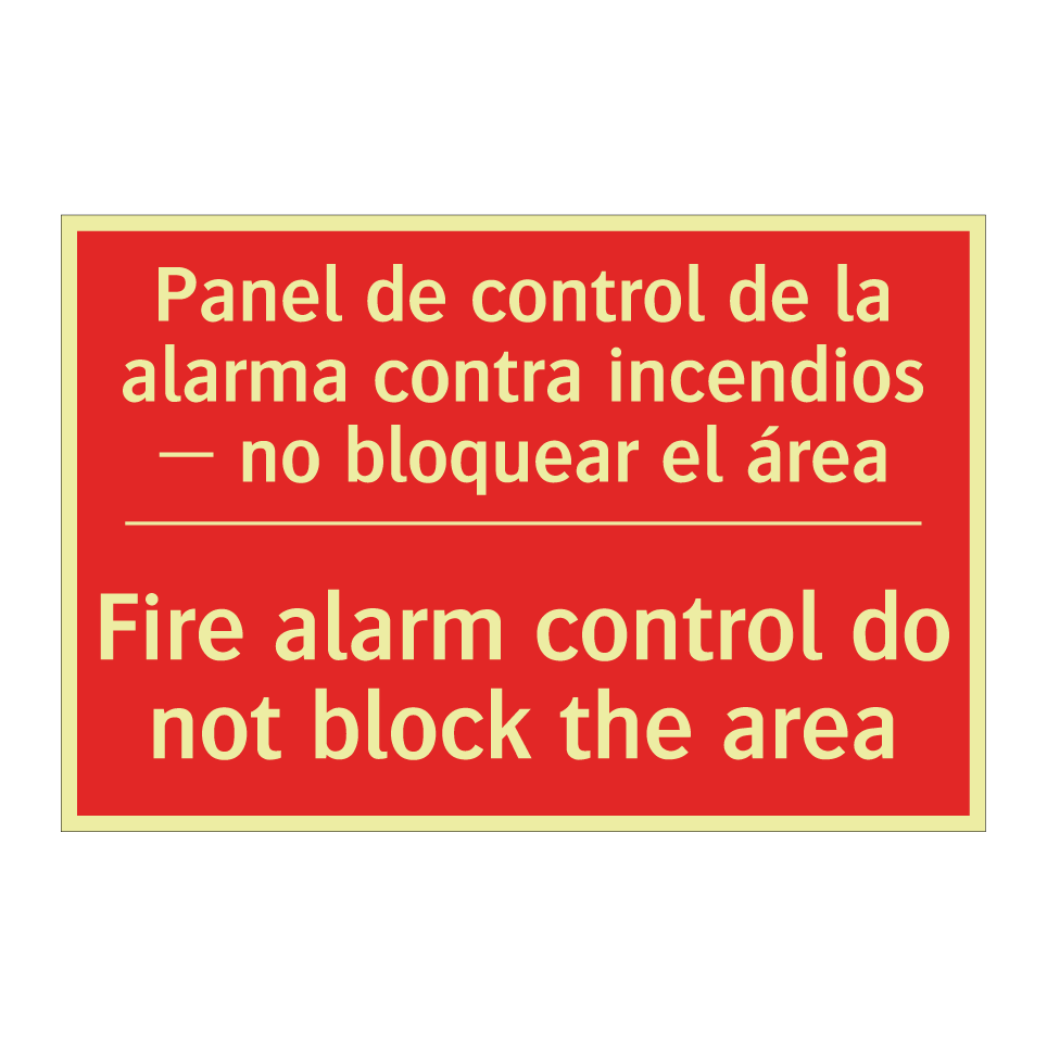 Panel de control de la alarma /.../ - Fire alarm control do not /.../