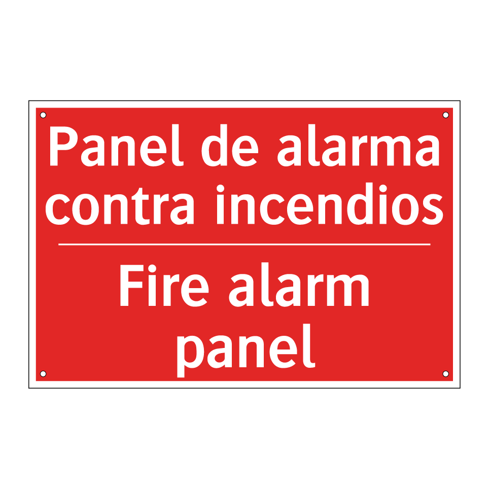 Panel de alarma contra /.../ - Fire alarm panel