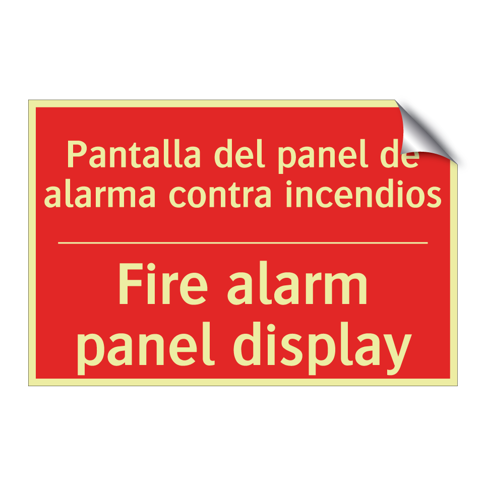 Pantalla del panel de alarma /.../ - Fire alarm panel display