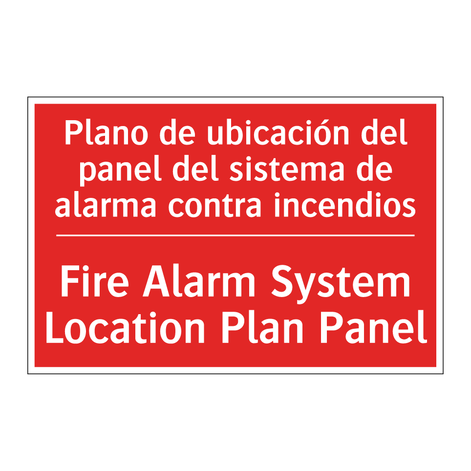 Plano de ubicación del panel /.../ - Fire Alarm System Location /.../