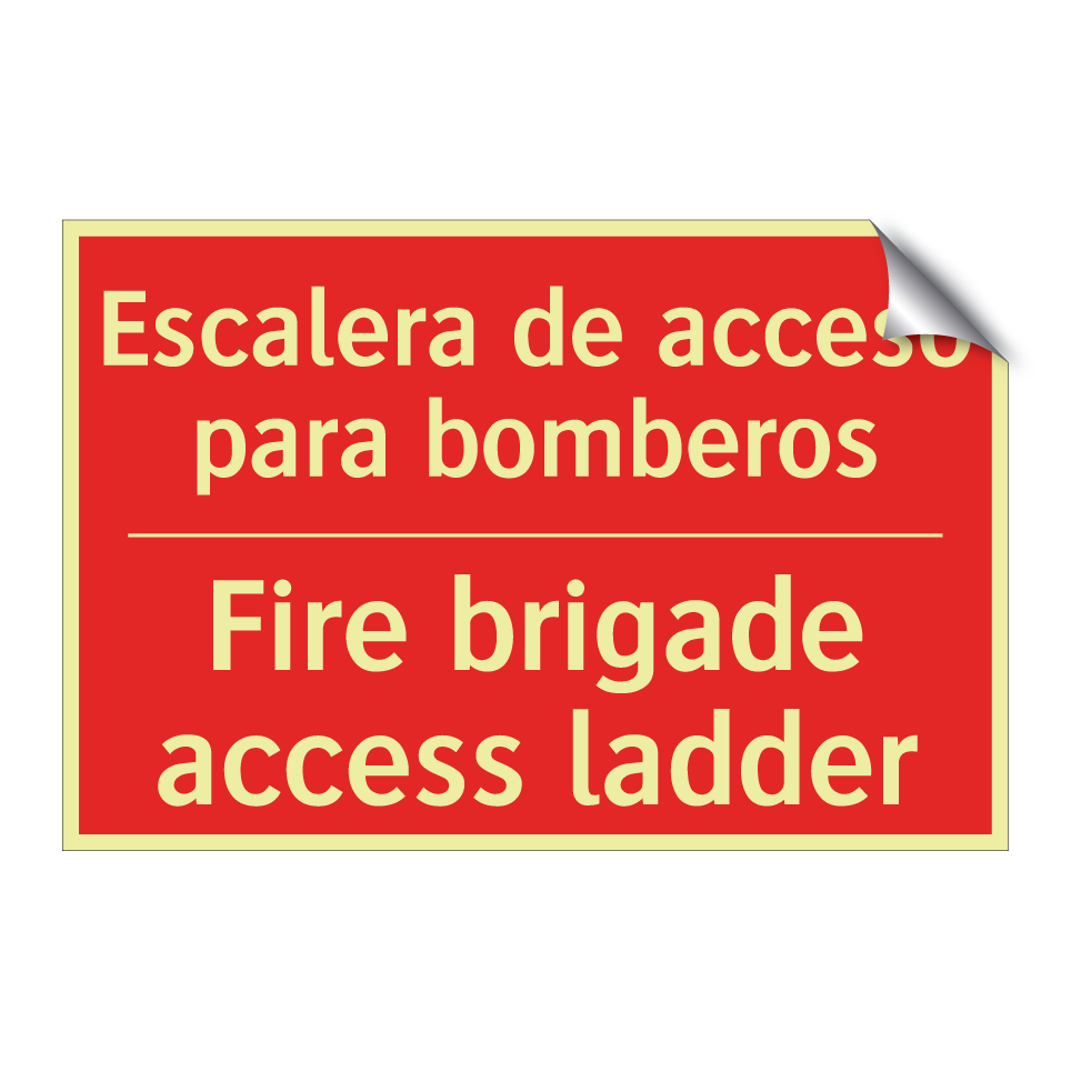 Escalera de acceso para /.../ - Fire brigade access ladder