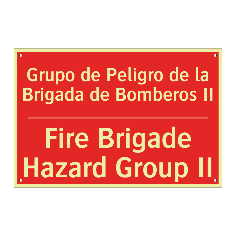 Grupo de Peligro de la /.../ - Fire Brigade Hazard Group II