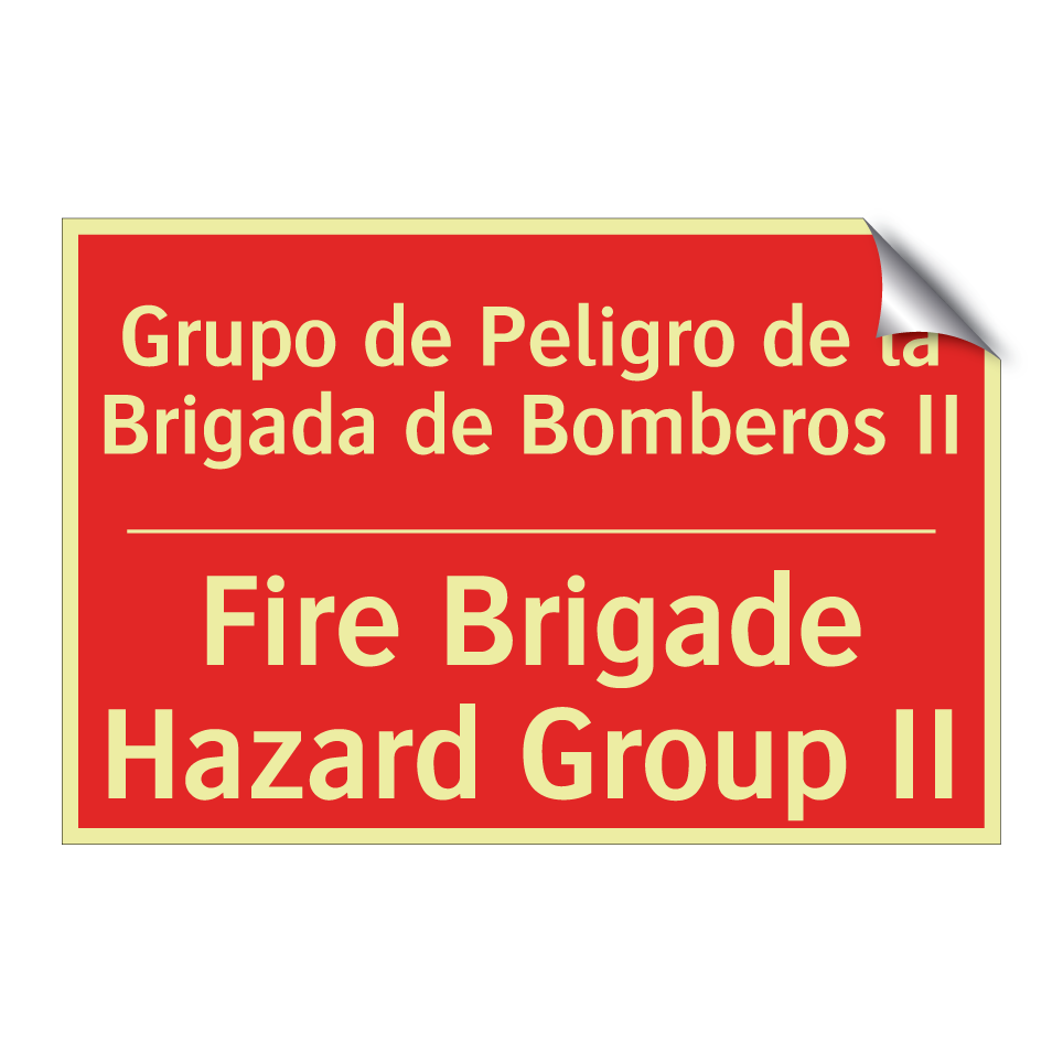 Grupo de Peligro de la /.../ - Fire Brigade Hazard Group II