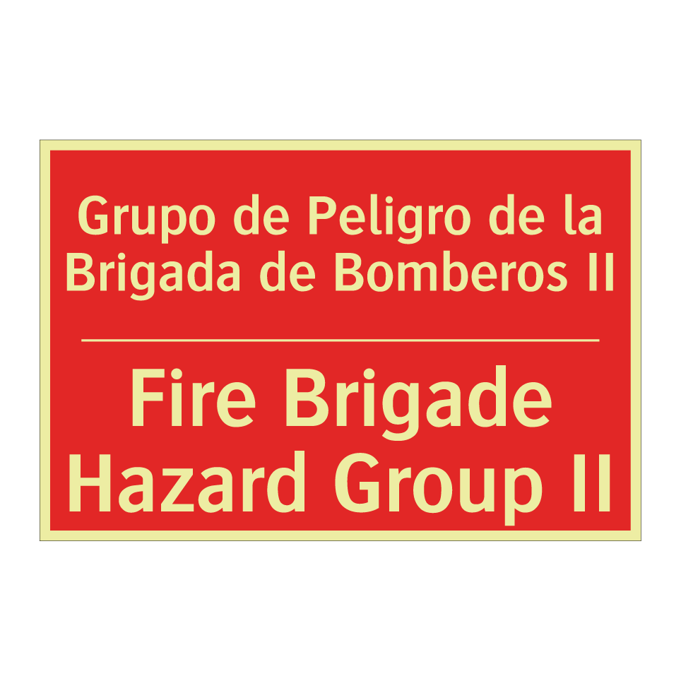 Grupo de Peligro de la /.../ - Fire Brigade Hazard Group II
