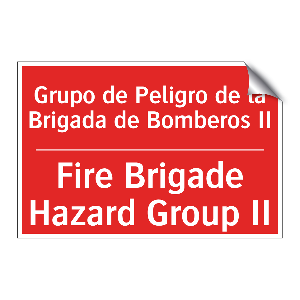 Grupo de Peligro de la /.../ - Fire Brigade Hazard Group II