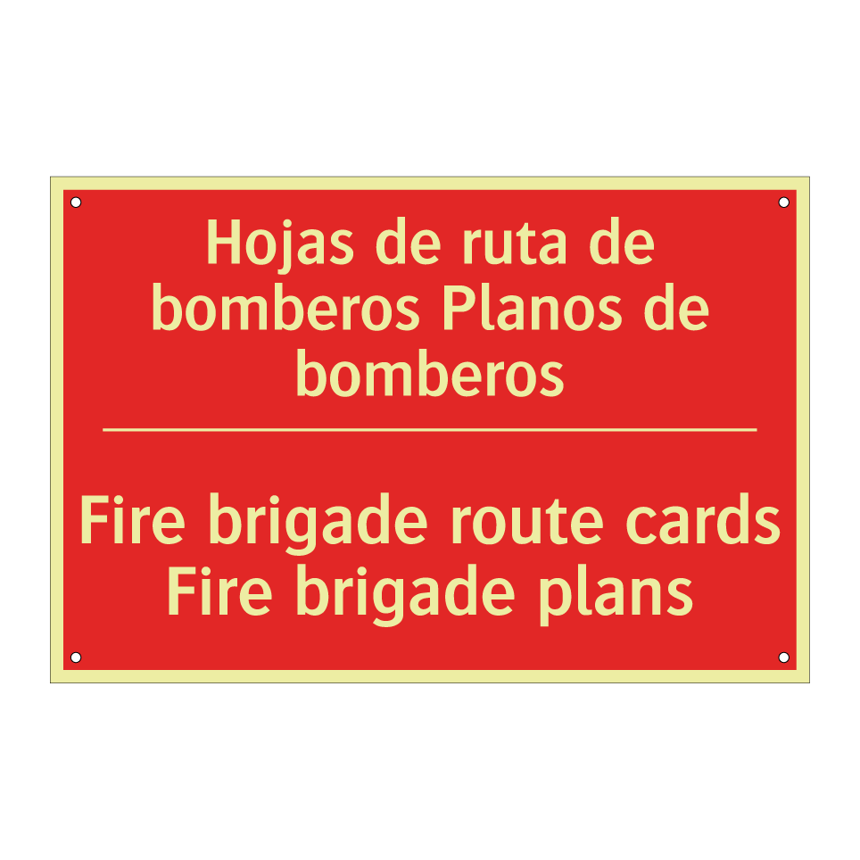 Hojas de ruta de bomberos /.../ - Fire brigade route cards Fire /.../