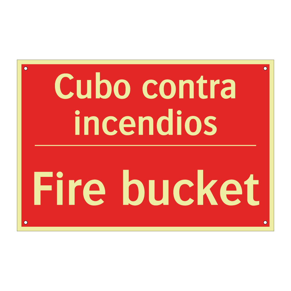 Cubo contra incendios - Fire bucket