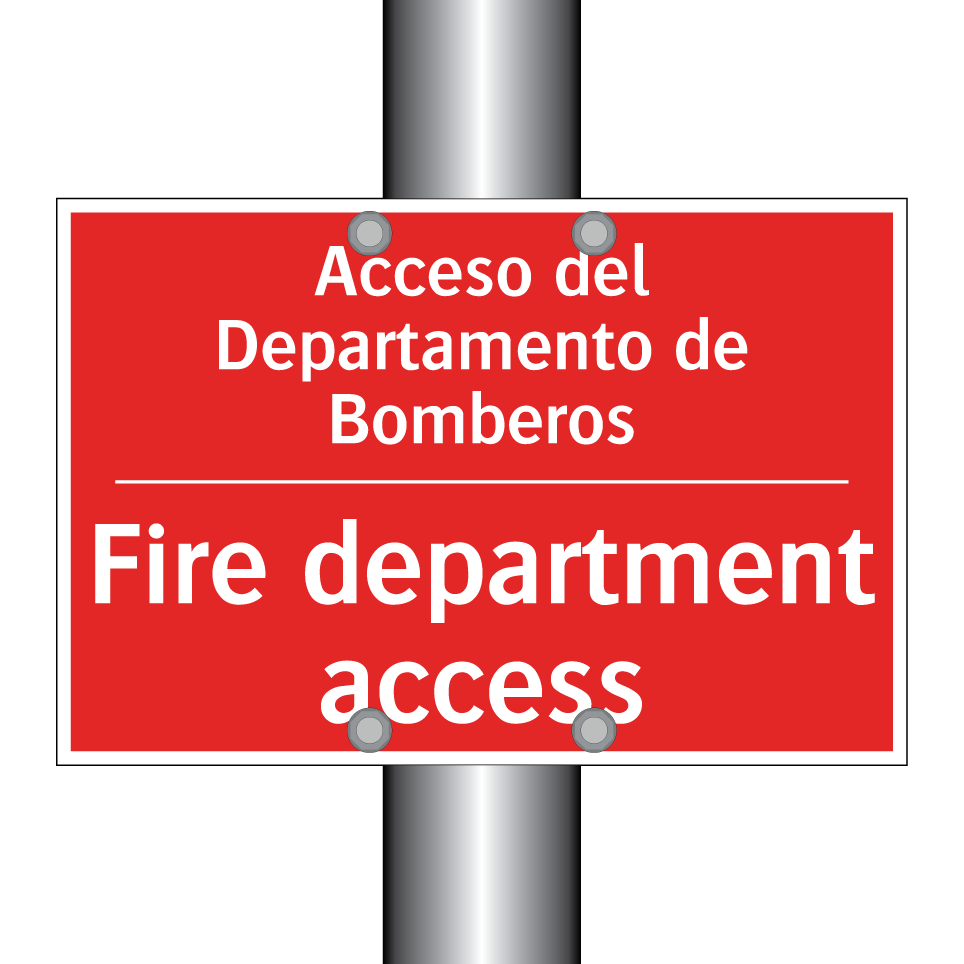 Acceso del Departamento de /.../ - Fire department access