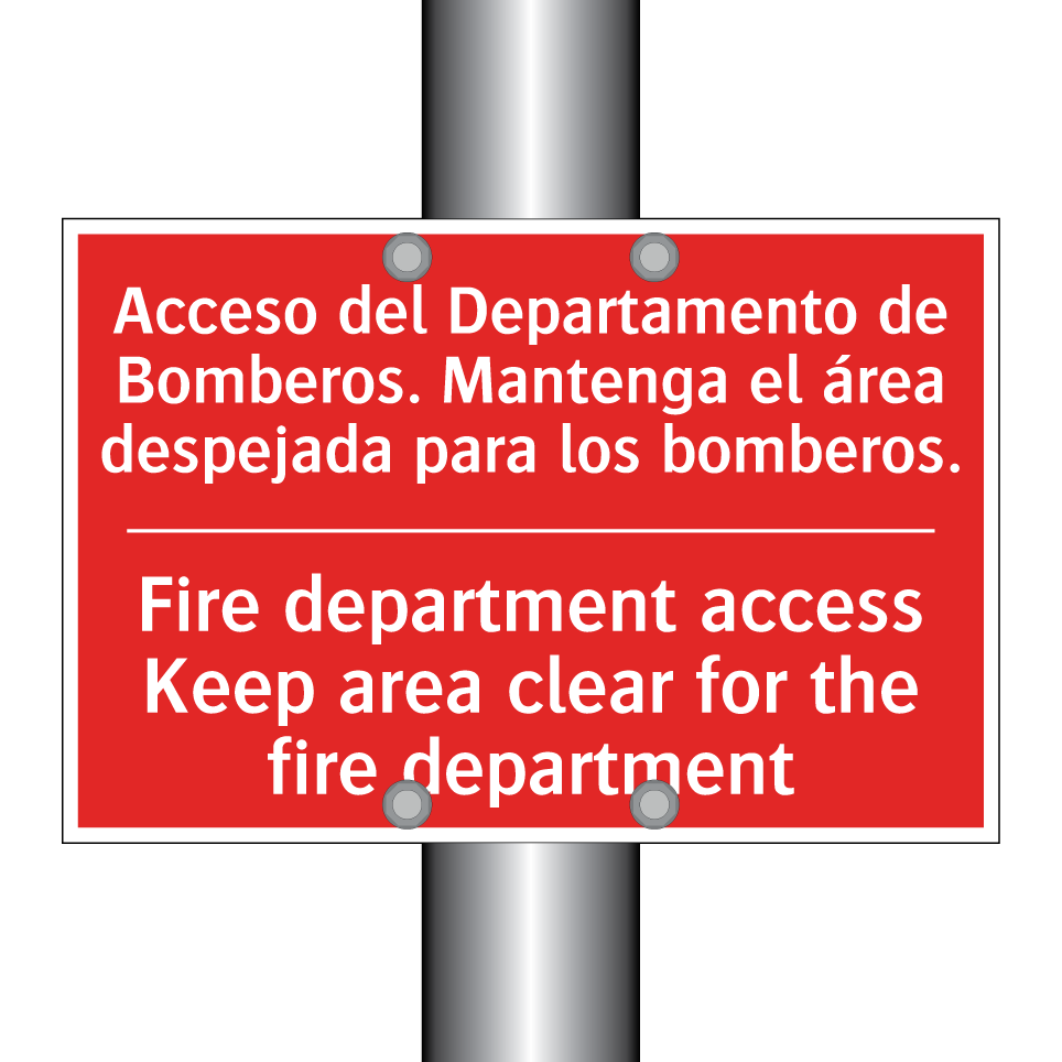 Acceso del Departamento de /.../ - Fire department access Keep /.../