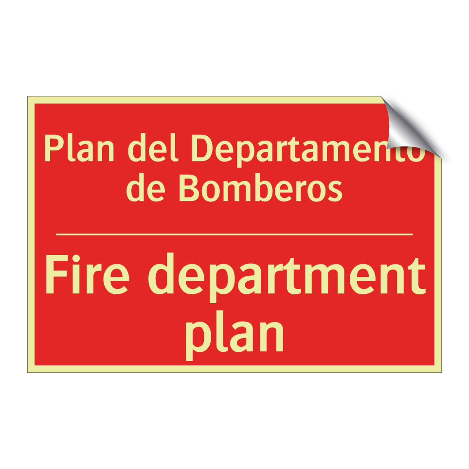 Plan del Departamento de /.../ - Fire department plan