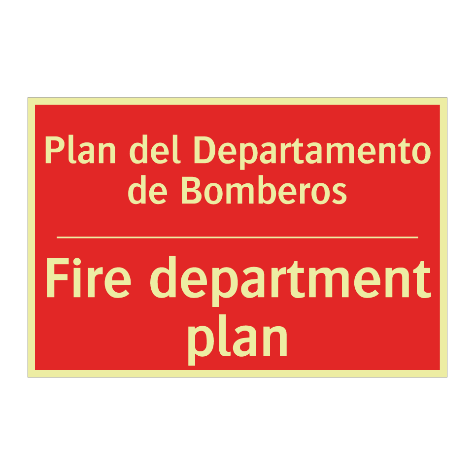 Plan del Departamento de /.../ - Fire department plan