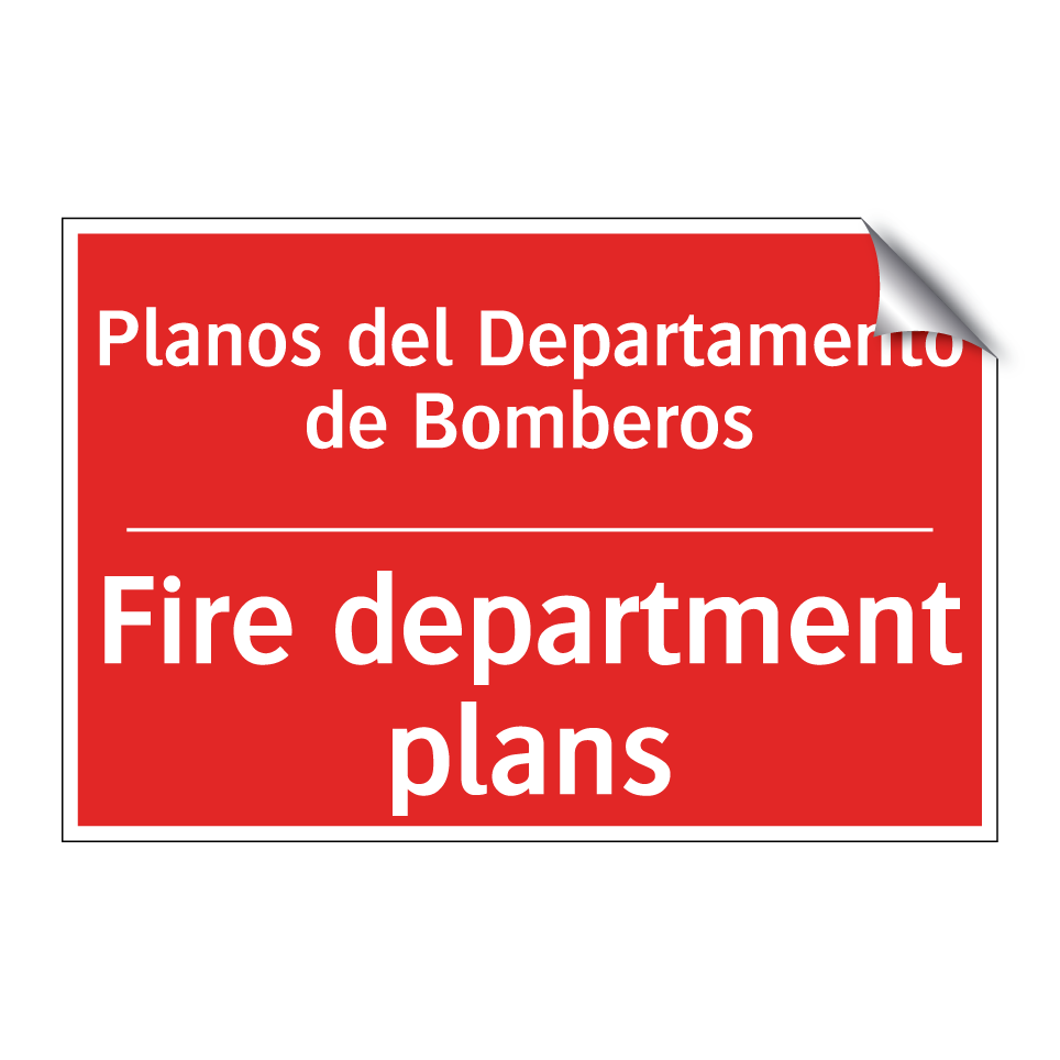 Planos del Departamento de /.../ - Fire department plans