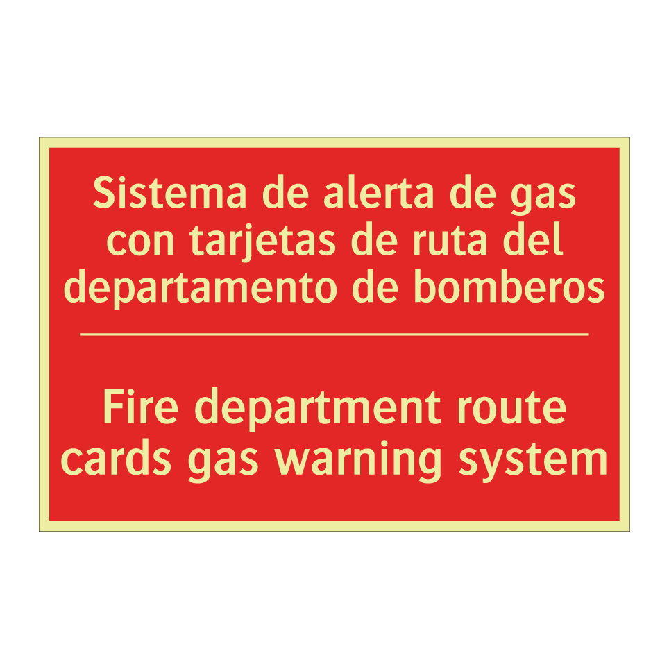 Sistema de alerta de gas con /.../ - Fire department route cards /.../