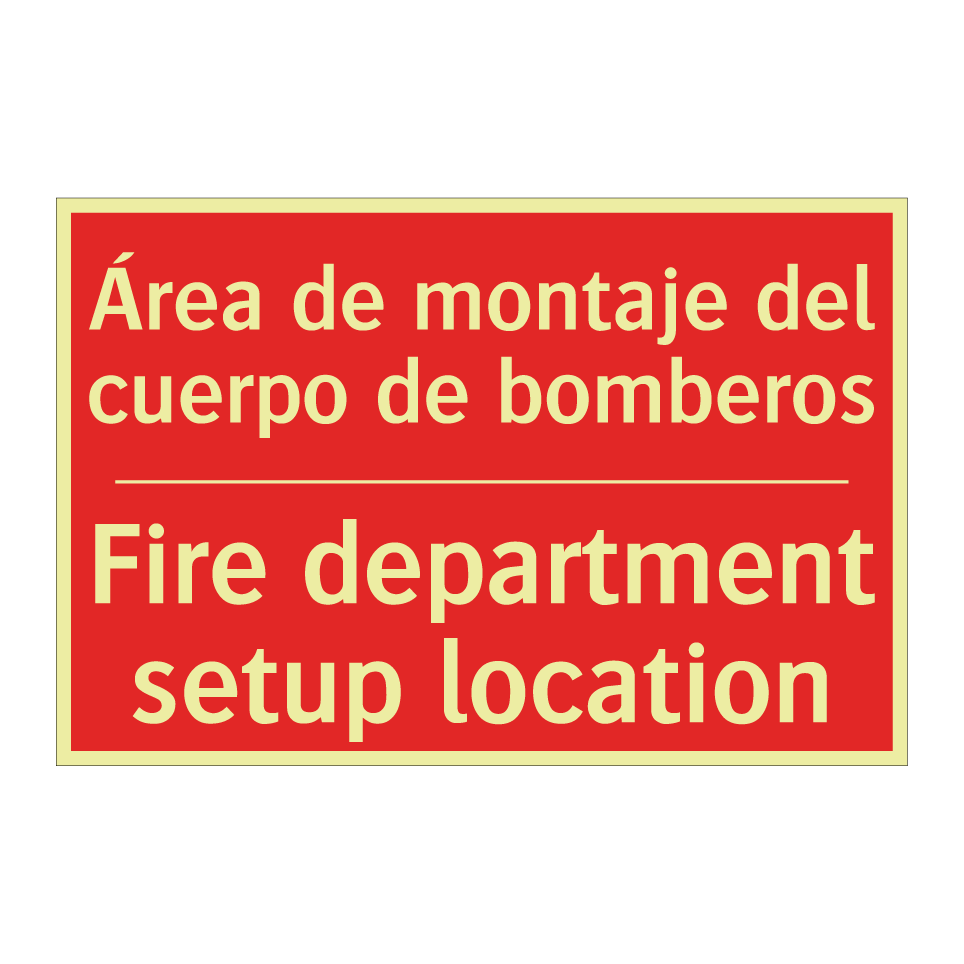 Área de montaje del cuerpo de /.../ - Fire department setup location