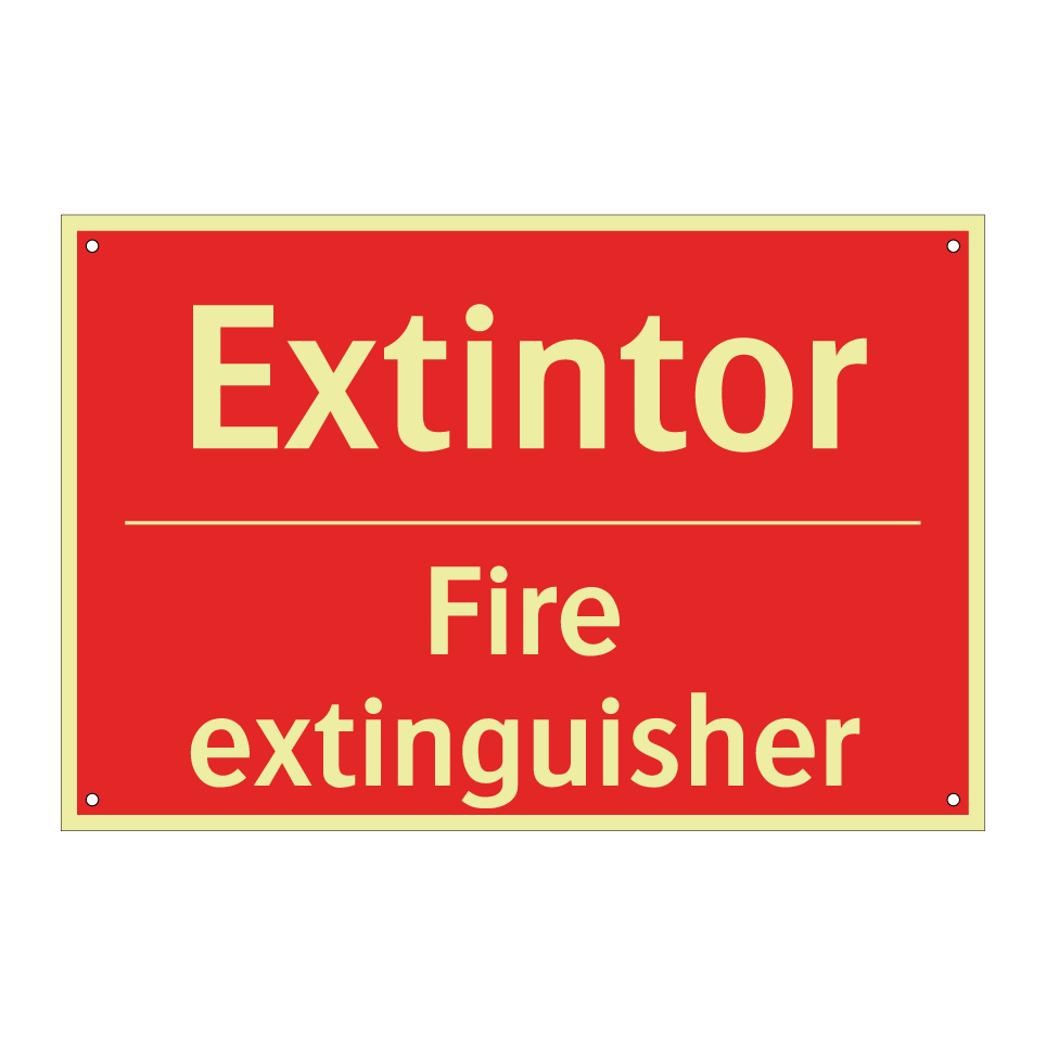 Extintor - Fire extinguisher