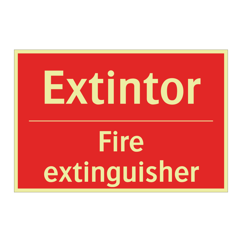 Extintor - Fire extinguisher