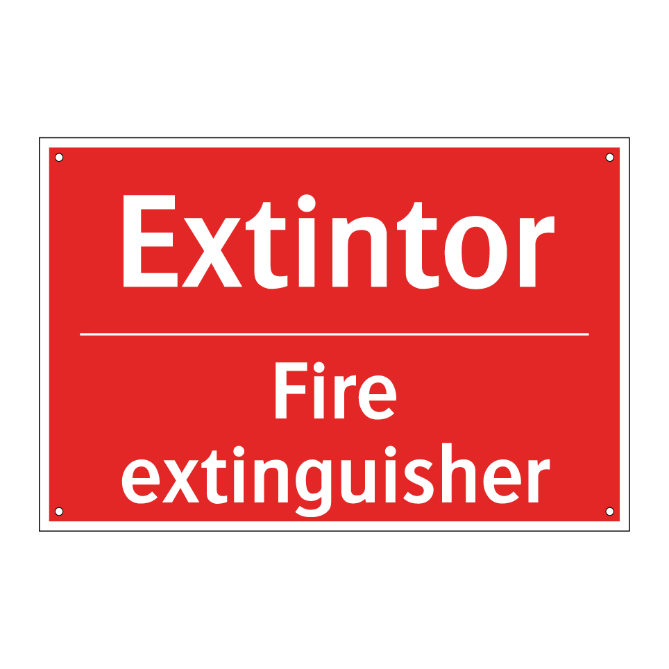 Extintor - Fire extinguisher