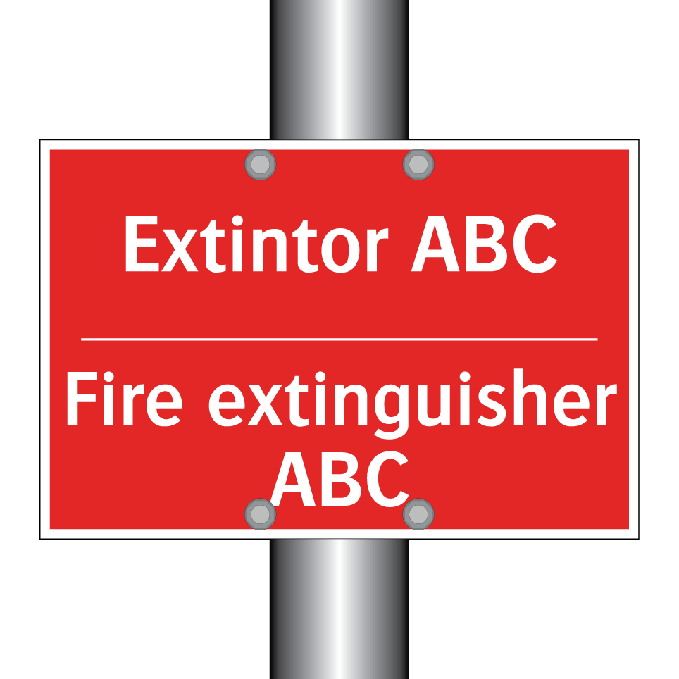 Extintor ABC - Fire extinguisher ABC