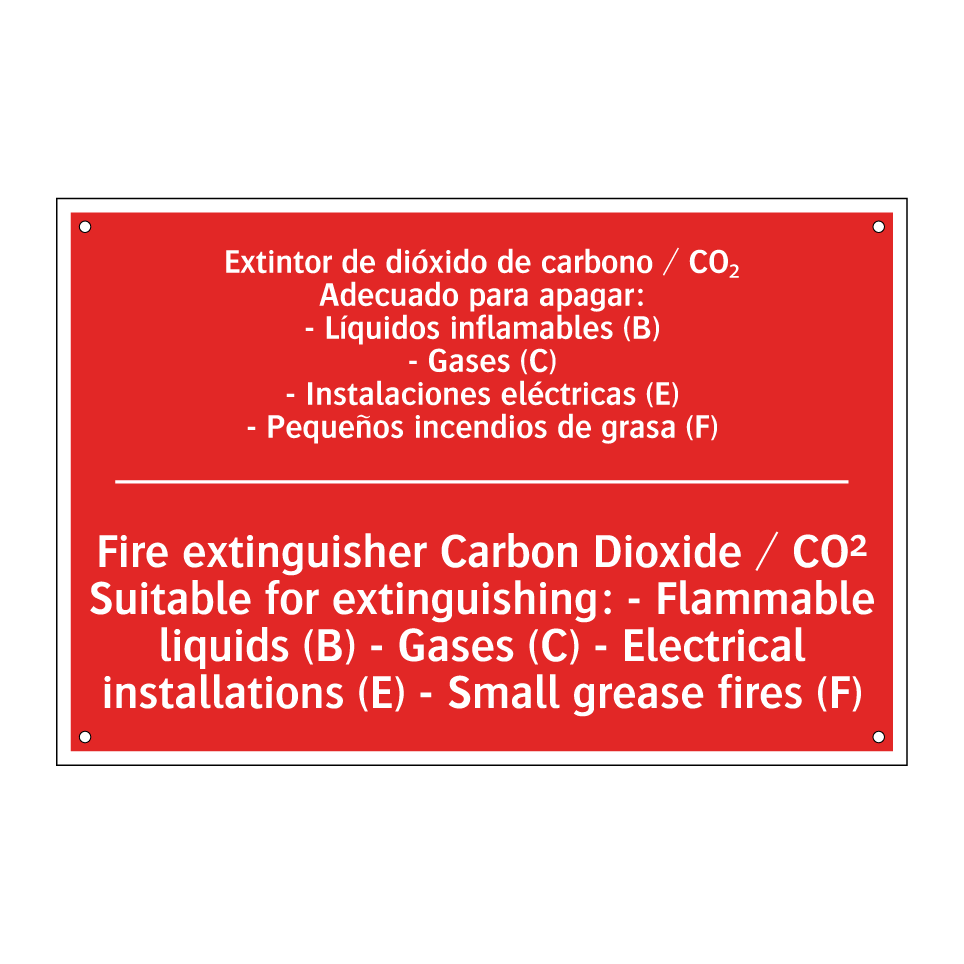 Extintor de dióxido de /.../ - Fire extinguisher Carbon /.../