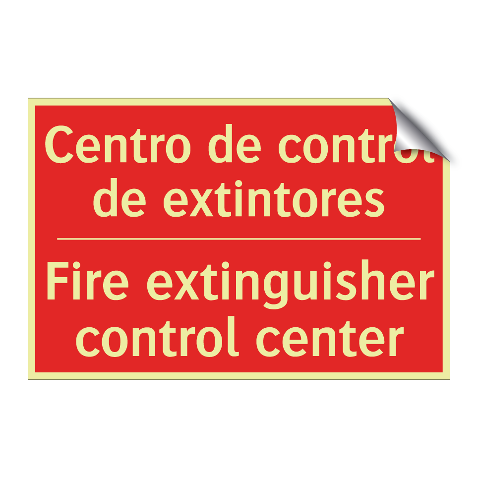 Centro de control de /.../ - Fire extinguisher control /.../